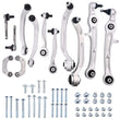 FRONT SUSPENSION WISHBONES TRACK CONTROL ARM ARMS KIT FOR AUDI A6 (C6)