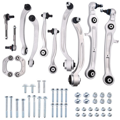 FRONT SUSPENSION WISHBONES TRACK CONTROL ARM ARMS KIT FOR AUDI A6 (C6)