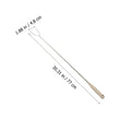 2pack Extendable Stainless Steel BBQ Fork U-shaped Grill Fork