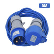 32A BLUE 240v Hook Up Marina Generator Extension Cable 5m -15m