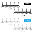 2PCS Heavy Duty Stainless Steel Wall Mounted Coat Hooks Hanger Rack Holder