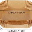 50pcs/ 100pcs Air Fryer Disposable Paper Liner