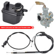 FOR YAMAHA PW50 PY50 YZINGER Carburetor Air Filter & Throttle Choke Cable