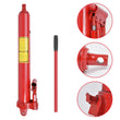 Crane Hydraulic Cylinder 8t Ton Long Ram Engine Lift Hoist Pump Workshop