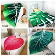 Soft  Large Leaf Shape Blanket Soft