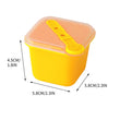 6 Ice Silicone Lattice Molds Easy Demoulding Ice Storage Box with Cover
