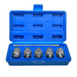Drain Plug Key Set 6PCS Double Ended Oil Sump Axle Gearbox Drain Plug Tool