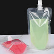 15pcs 500ml Disposable Drink Pouches for Travel