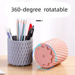 Rotating Plastic Makeup Brush Holder Organizer