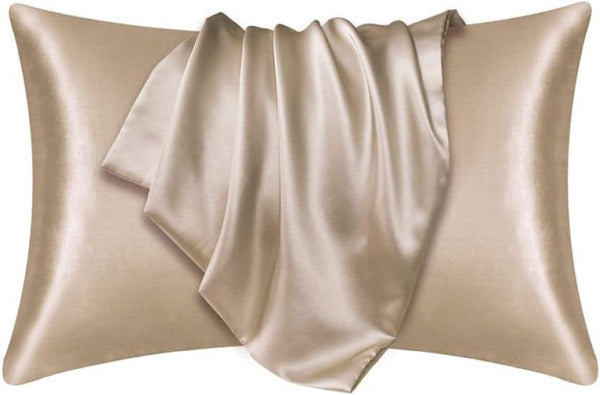 1pair 50*66cm Satin Pillow Cover Case