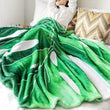 Soft  Large Leaf Shape Blanket Soft
