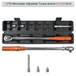 Torque Wrench Adjustable Torque Wrench 1/2" Drive 10-150ft.lb/14-204n.m