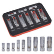 Silver Fuel Line Socket Wrench Set for Difficult Access 3/8 & 1/2 Driver