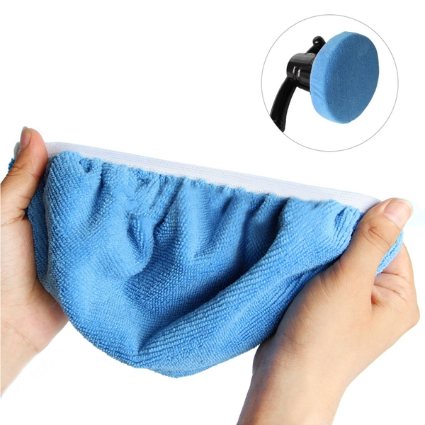 10X Car Microfibre Polisher Wax Buffer Pads Covers