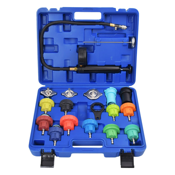 18X Radiator Cooling System Pressure Tester Coolant Refill Vacuum Kit