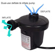 Portable Air Pump Quick-Fill In Electric Air Pump with 3 Nozzle Adapter