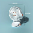 Desk Clip On Fan Portable Desktop Fan with Night Light