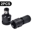 Impact Wrench Adapter 1 / 2-1 / 4 Socket To Bit Holder With Hexagonal