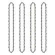 4PCS Chainsaw Chain 18 inch .325 72DL For 18" Guide Bar Saw