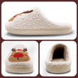 Women Deer Christmas Winter Fleece Slippers