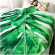 Soft  Large Leaf Shape Blanket Soft