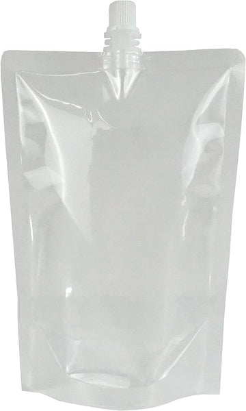 15pcs 500ml Disposable Drink Pouches for Travel
