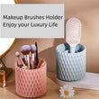 Rotating Plastic Makeup Brush Holder Organizer
