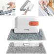 Groove Cleaning Tool Window Groove Cleaning Cloth with 2 Replace Brush Head