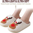 Women Deer Christmas Winter Fleece Slippers