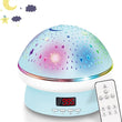 Star Projector Night Light Remote Control Rotating 8 Color Changing and Dimmable Moon Light Projector