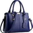 Women  PU Leather Top Handle Satchel Shoulder Bag