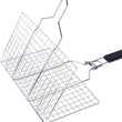 Stainless Steel Grilling Basket Portable Non-Stick Grill Basket with Handle