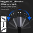 Retractable 60W Car Phone Fast Charger with 2 USB Ports