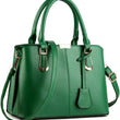 Women  PU Leather Top Handle Satchel Shoulder Bag