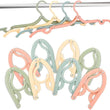 10pcs Portable Travel Hangers Folding Plastic Clothes Hanger Save Space