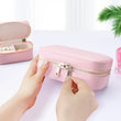Mini PU Leather Jewelry Bag Portable Travel Jewelry Storage Box