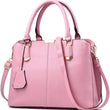 Women  PU Leather Top Handle Satchel Shoulder Bag