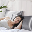 1pair 50*66cm Satin Pillow Cover Case
