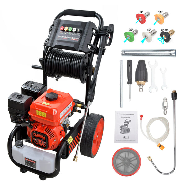 Petrol Pressure Washer 170BAR Jet Power Car Wash Patio Cleaner