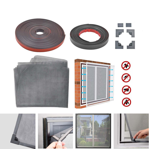 Magnetic Window Insect Screen Mesh Net Fly Mosquito Bug Netting Moth Cover
