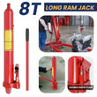 Crane Hydraulic Cylinder 8t Ton Long Ram Engine Lift Hoist Pump Workshop