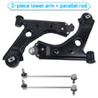 VAUXHALL CORSA D 2006-2015 FRONT LOWER SUSPENSION WISHBONES ARMS PAIR