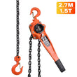 Chain Hoist Block and Tackle 750/1500kg Winch Engine Lift Puller Fall