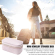 Mini PU Leather Jewelry Bag Portable Travel Jewelry Storage Box