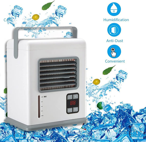 Portable  Air Cooler USB/AC Air with Built-in Dehumidifier Function Fan