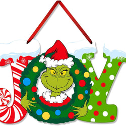 Christmas Joy Wooden Door Sign
