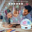 Star Projector Night Light Remote Control Rotating 8 Color Changing and Dimmable Moon Light Projector