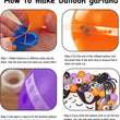 Halloween Wreath and  153pcs Halloween Balloon Garland Arch Kit Set