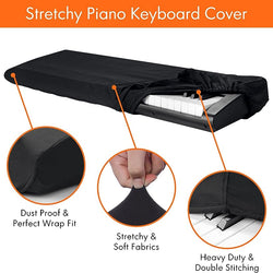 Stretchy Electronic Keyboard Piano Cover