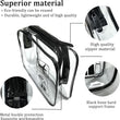 Clear Toiletry Bag with Zippers Travel Cosmetic Makeup Bag